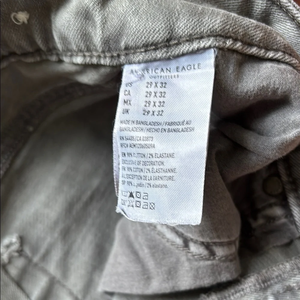 American Eagle Gray Flex Jeans 29x32 - Picture 4 of 5